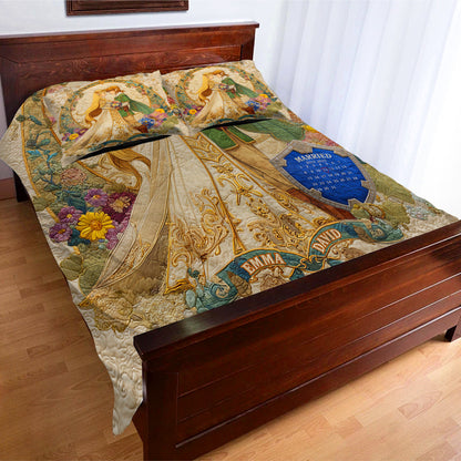 Legendary Couple Custom Calendar - Personalized The Hero's Legend Bedding Set