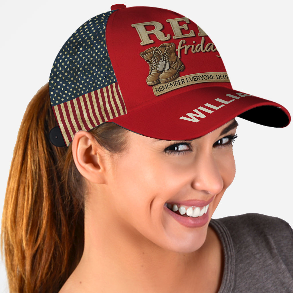 Red Fridays - Personalized Veteran Classic Cap