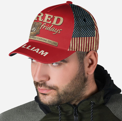 Red Fridays - Personalized Veteran Classic Cap