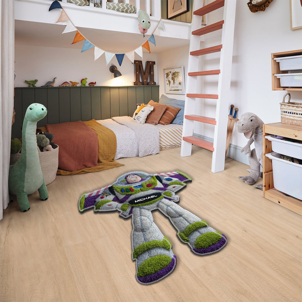Magic Toy - Personalized Movie For Kids Non-Slip Tufted Rug