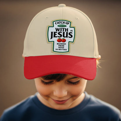 Funny Word Play, Faith In God - Personalized Christian Classic Cap & Leather Phone Case