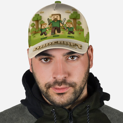 Best Mom Dad Ever - Personalized Block World Classic Cap