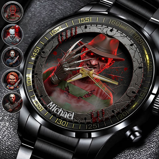 Scary Halloween - Personalized Horror Character Hand Watch