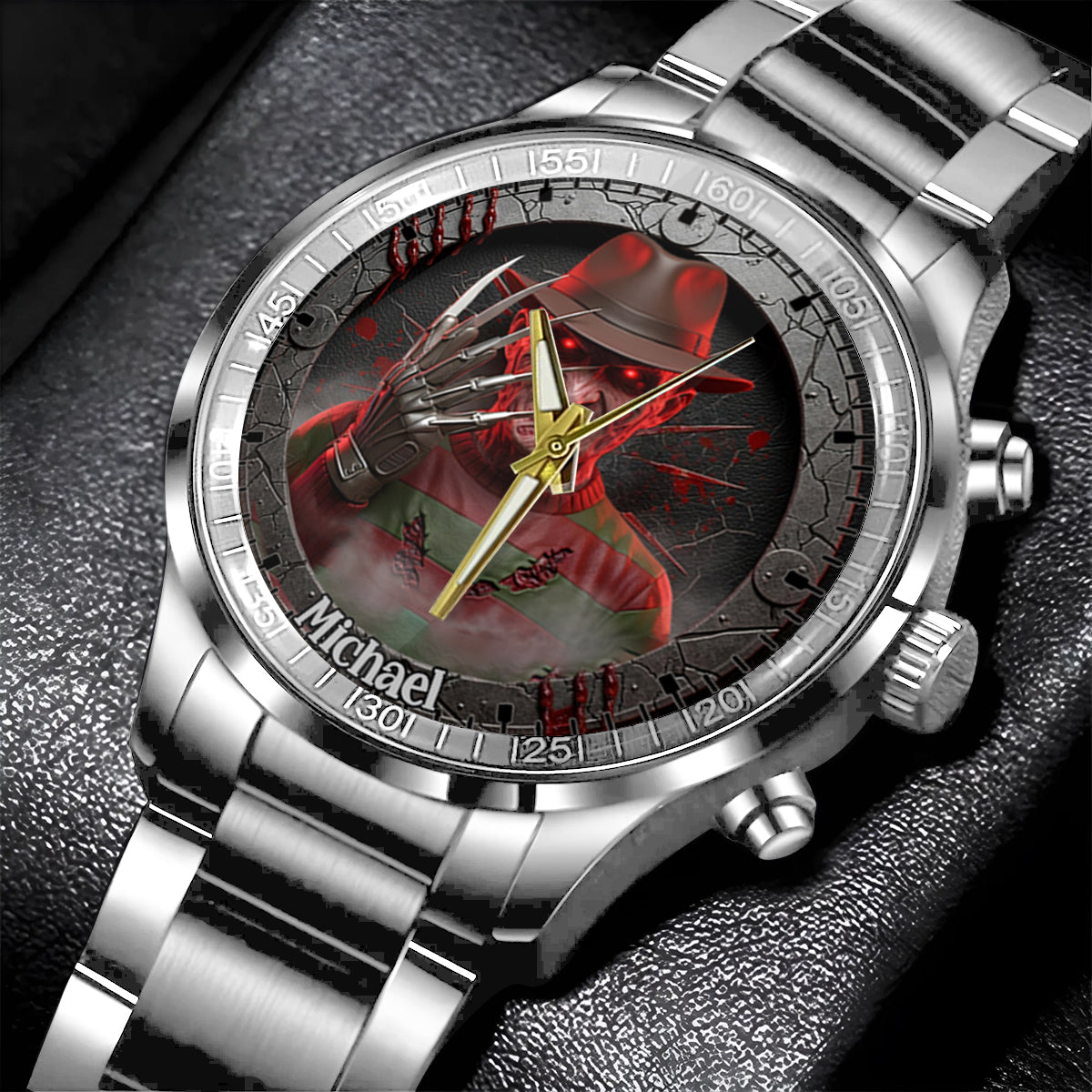 Scary Halloween - Personalized Horror Character Hand Watch