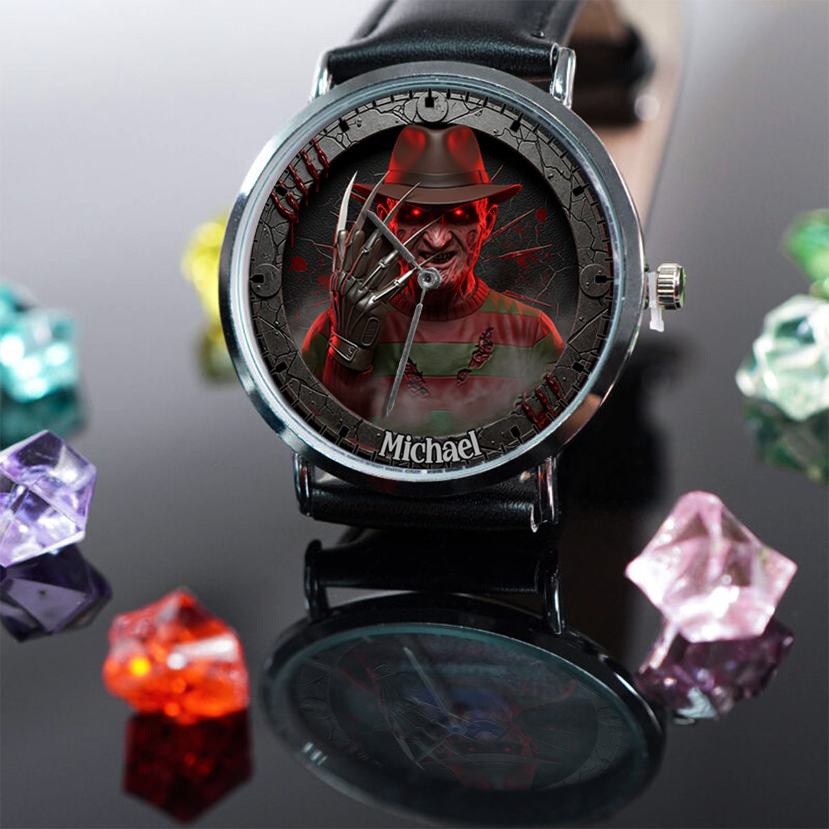 Scary Halloween - Personalized Horror Character Hand Watch