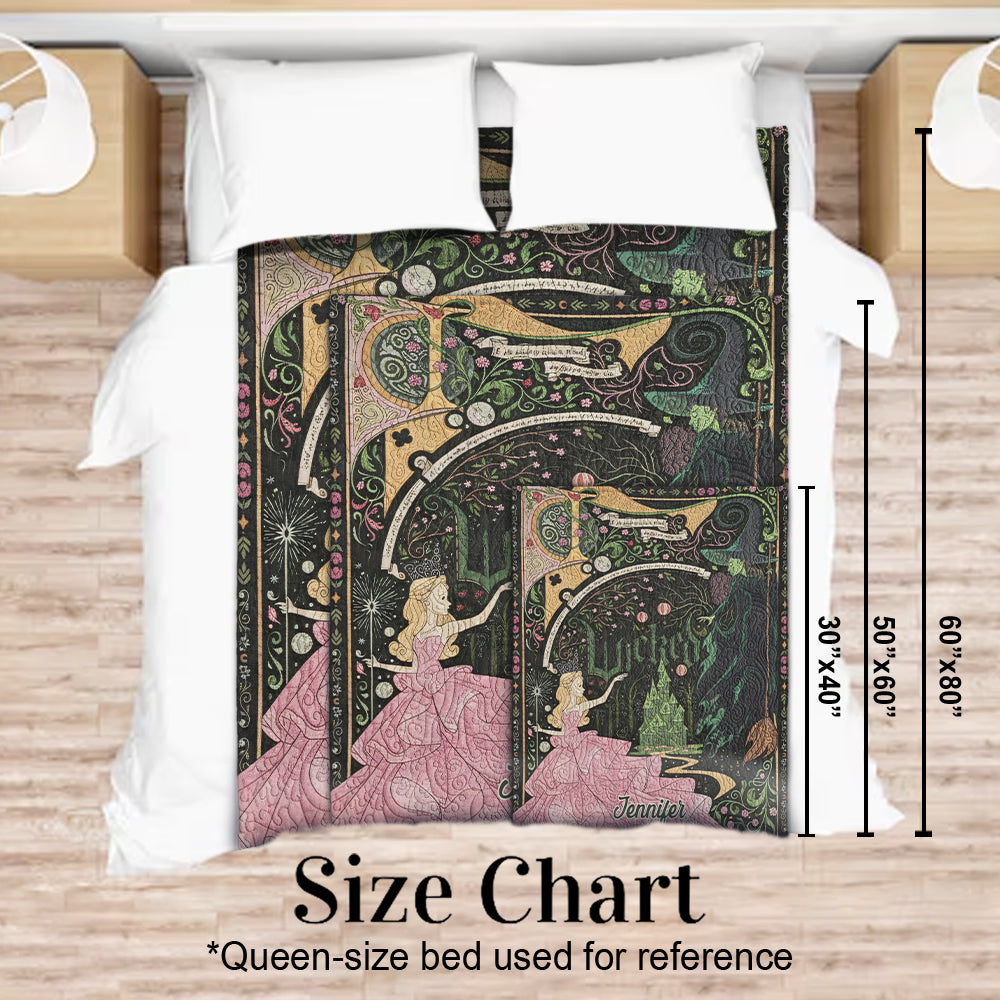 Changed For Good - Personalized Green and Pink Blanket