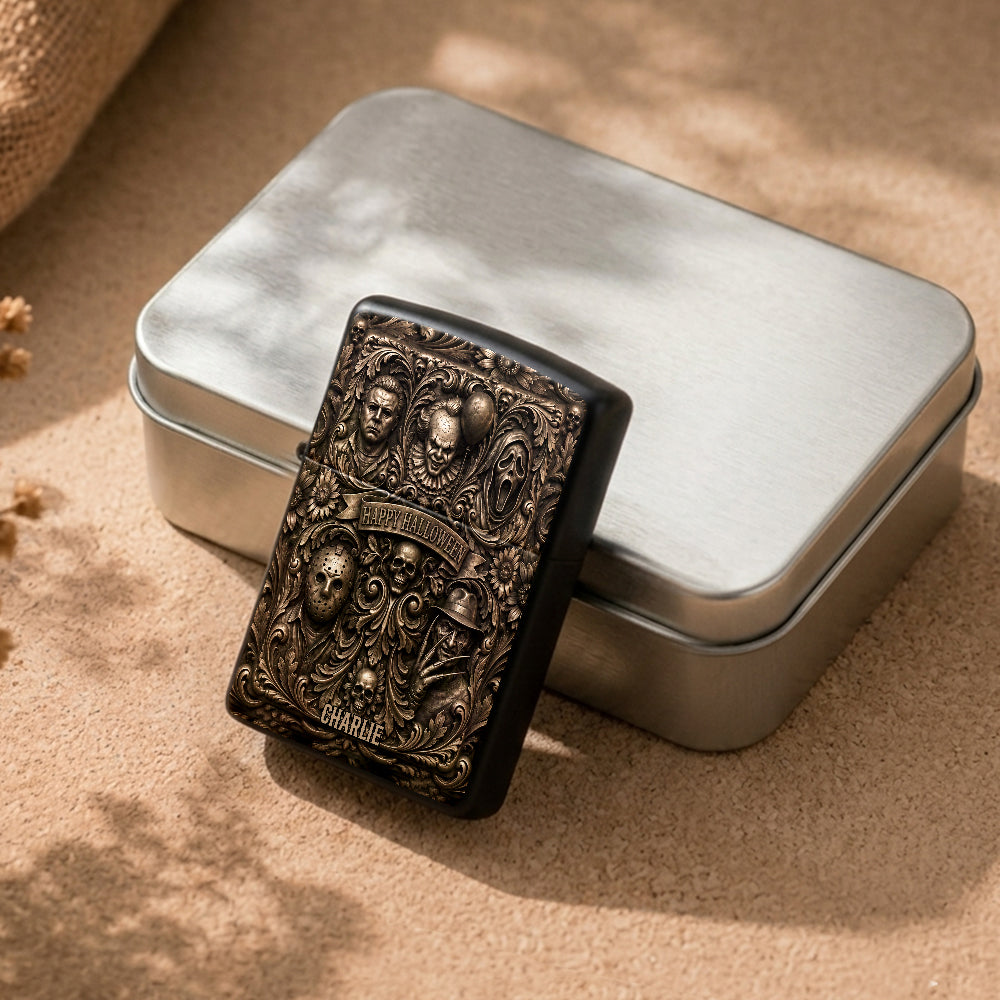 Happy Halloween - Personalized Horror Character Lighter