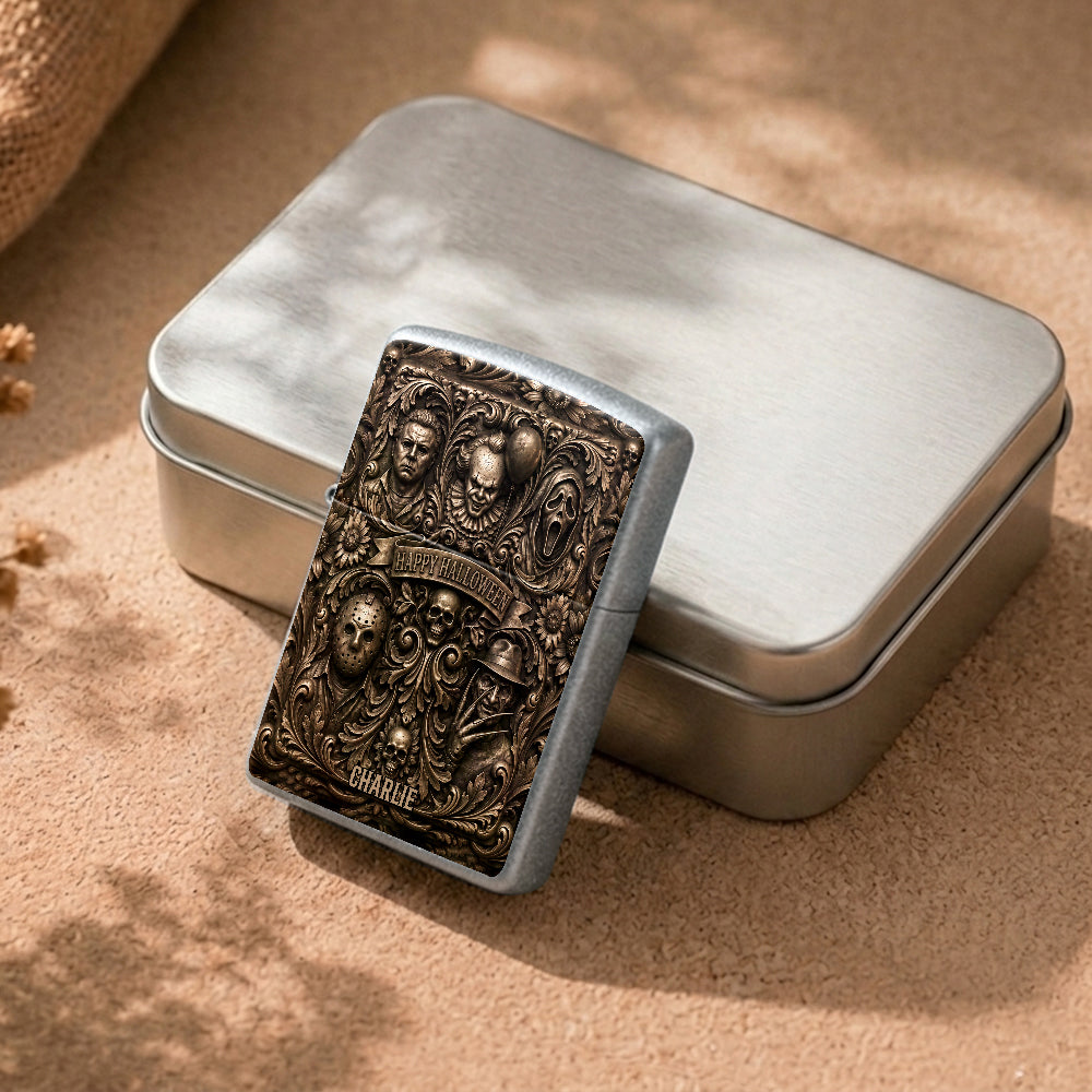 Happy Halloween - Personalized Horror Character Lighter