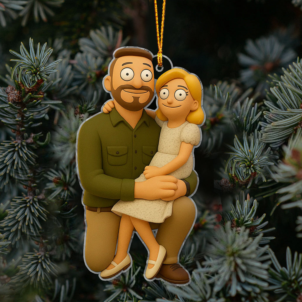 Funny Moment - Personalized Couple Ornament
