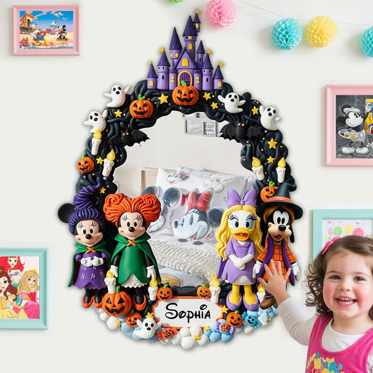 Spooky Season - Personalized Mouse Wall Hanging Mirror