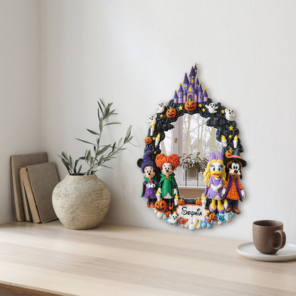 Spooky Season - Personalized Mouse Wall Hanging Mirror