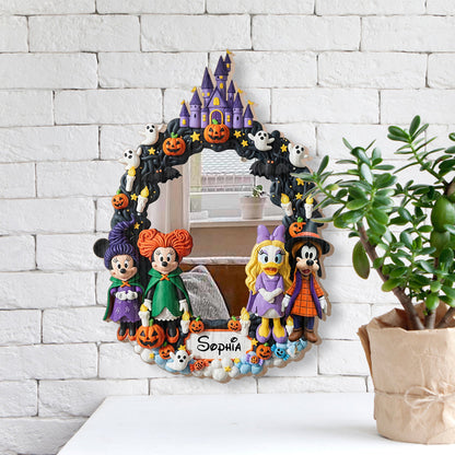 Spooky Season - Personalized Mouse Wall Hanging Mirror