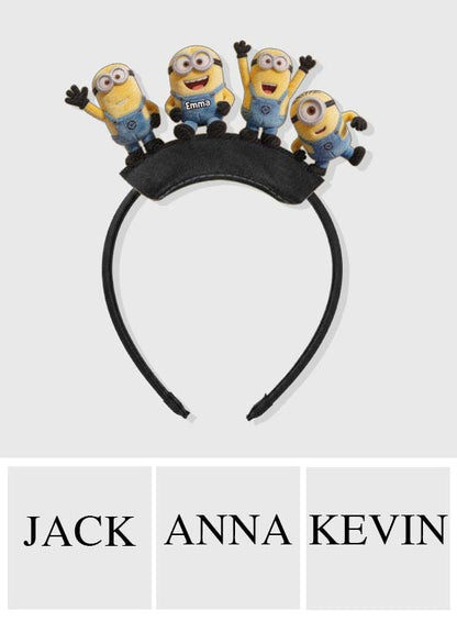 Funny Friends - Personalized Shaped Leather Headband
