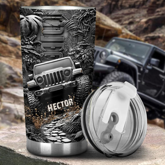 Metallic Car - Personalized Car Tumbler
