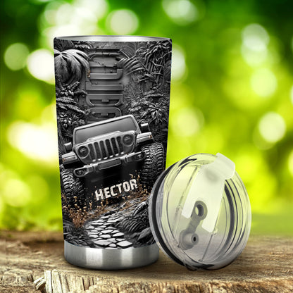 Metallic Car - Personalized Car Tumbler