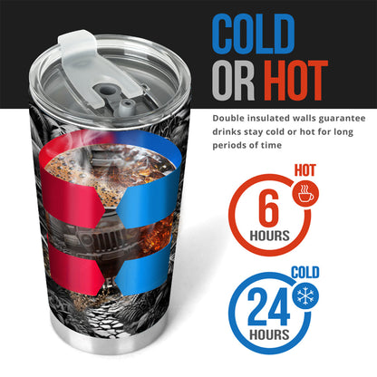 Metallic Car - Personalized Car Tumbler
