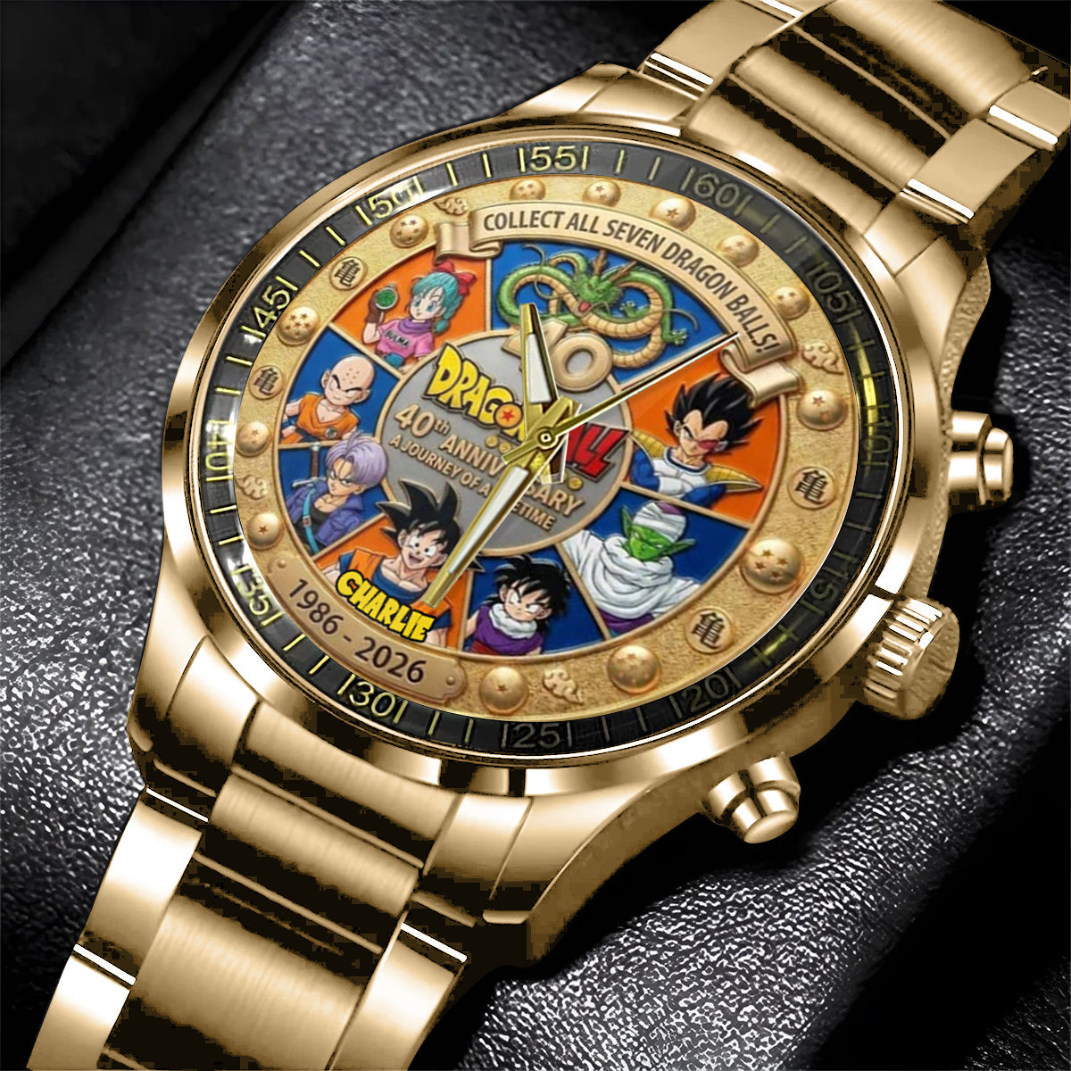 40th Anniversary - Personalized Seven Balls Hand Watch
