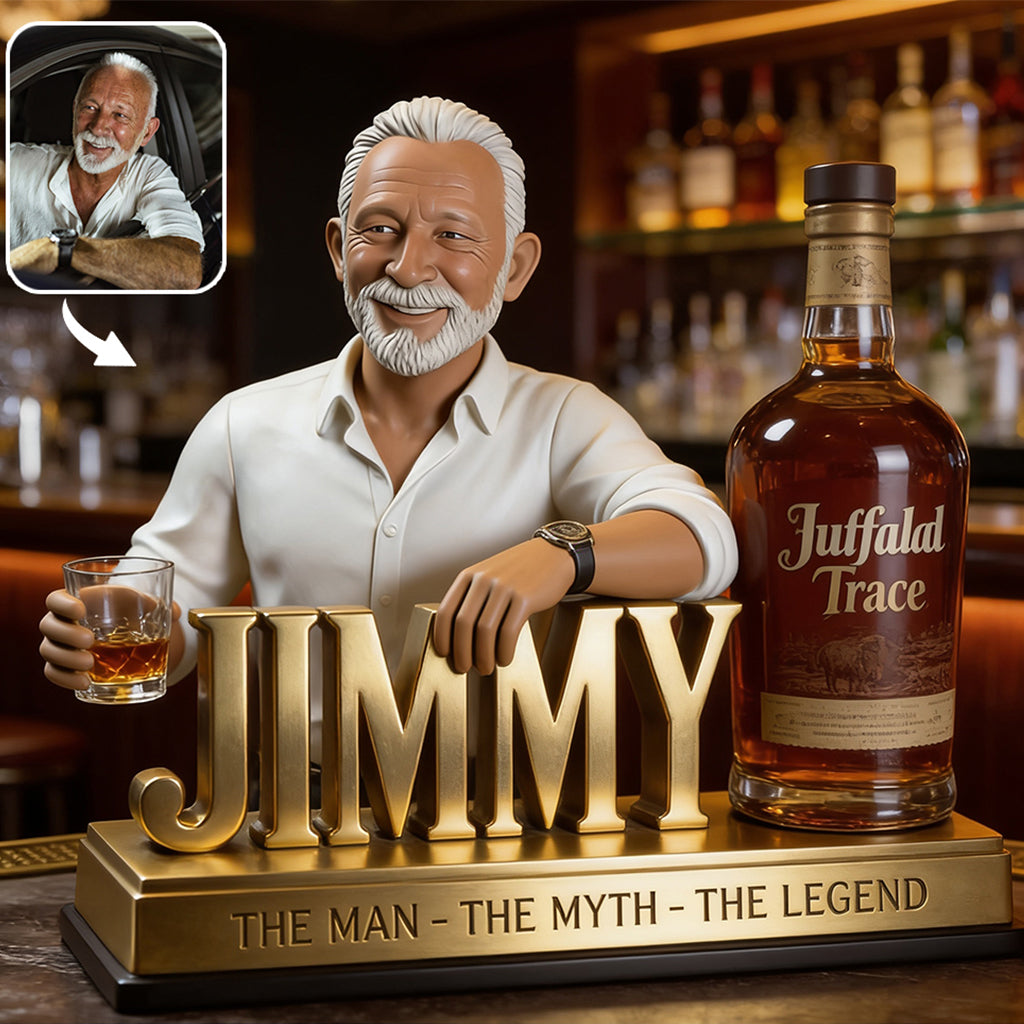 Custom With Famous Whiskey Bottle - Personalized Whisky Custom Shaped Acrylic Plaque