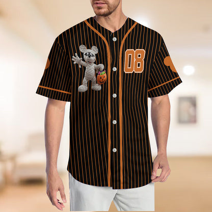 Halloween Vibe - Personalized Mouse Baseball Jersey