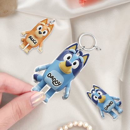 Best Mom Ever - Personalized Mother Keychain with Charms