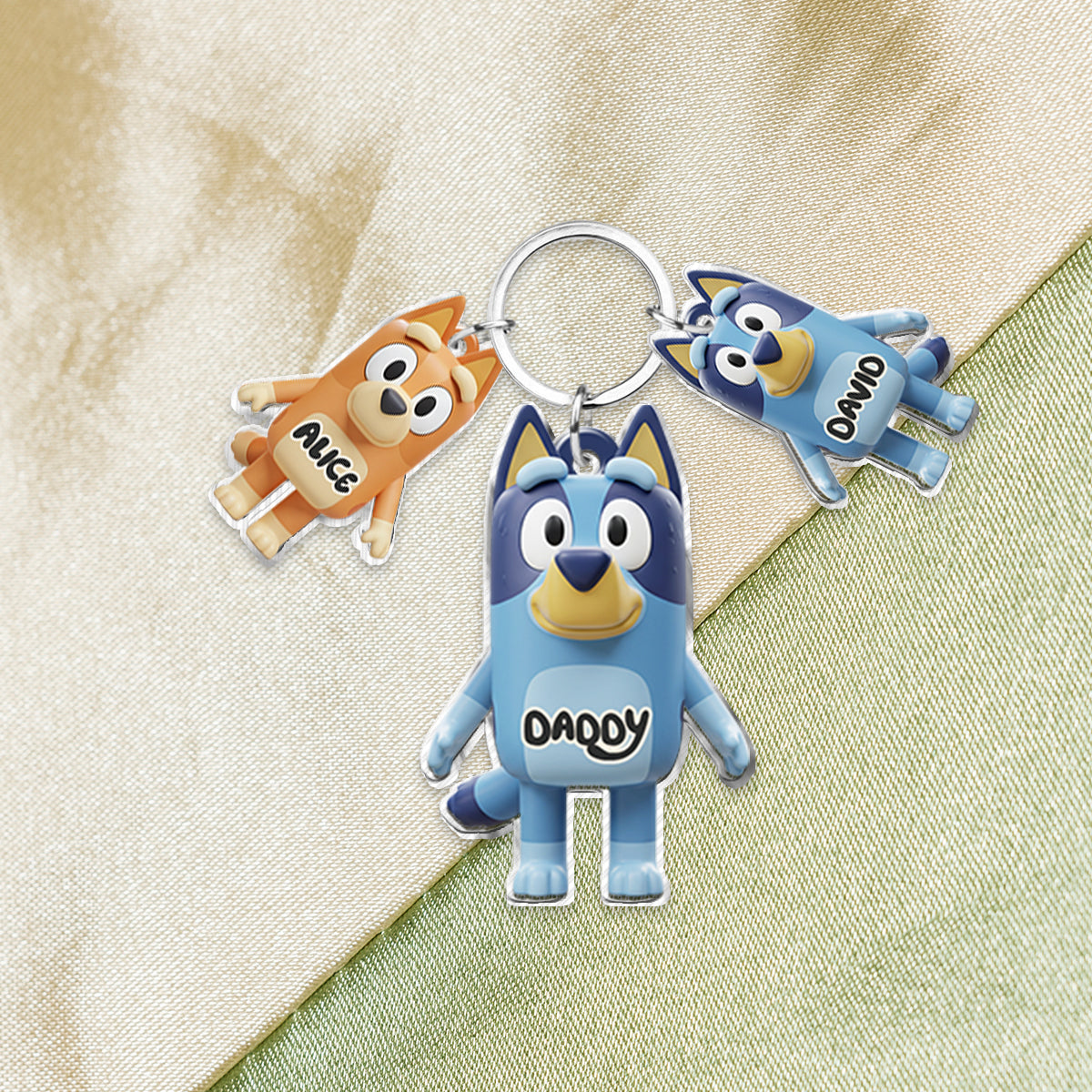 Best Mom Ever - Personalized Mother Keychain with Charms