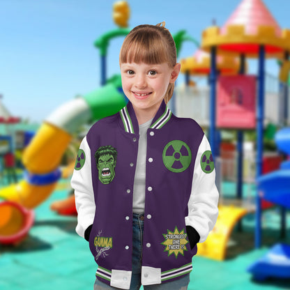 Superhero Gift For Kids - Personalized Kid Varsity Jacket