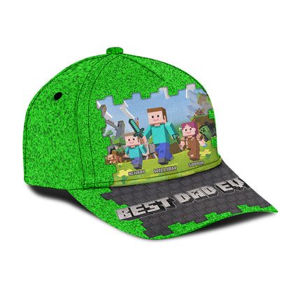 Dadcraft - Personalized Block World Classic Cap