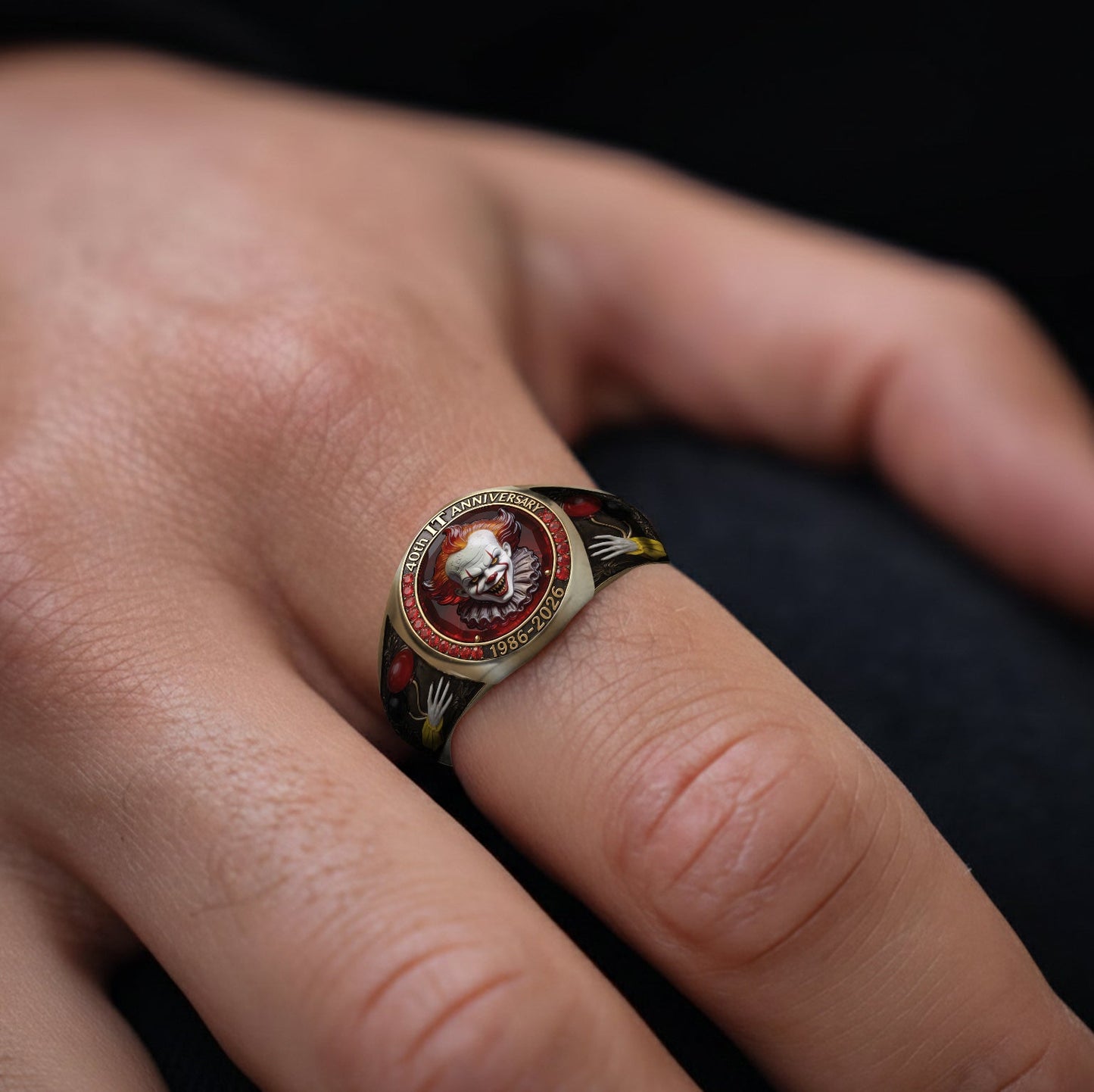 40th Anniversary - Personalized Horror Character Signet Ring