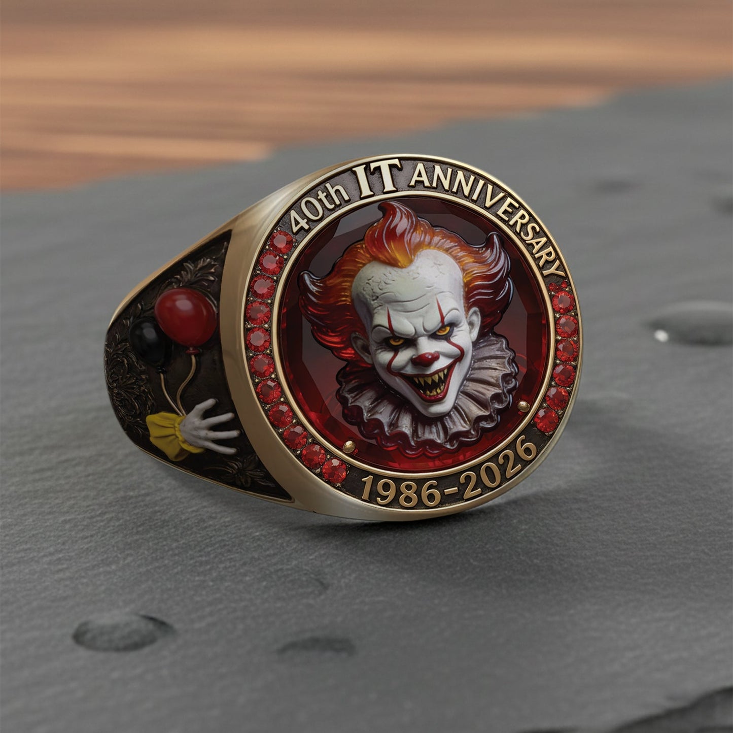 40th Anniversary - Personalized Horror Character Signet Ring