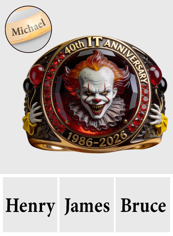 40th Anniversary - Personalized Horror Character Signet Ring