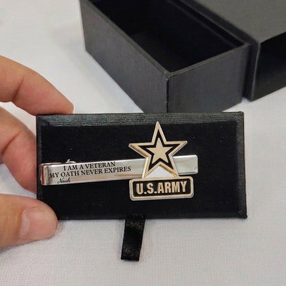 Honorable Veteran - Personalized Veteran Tie Clip