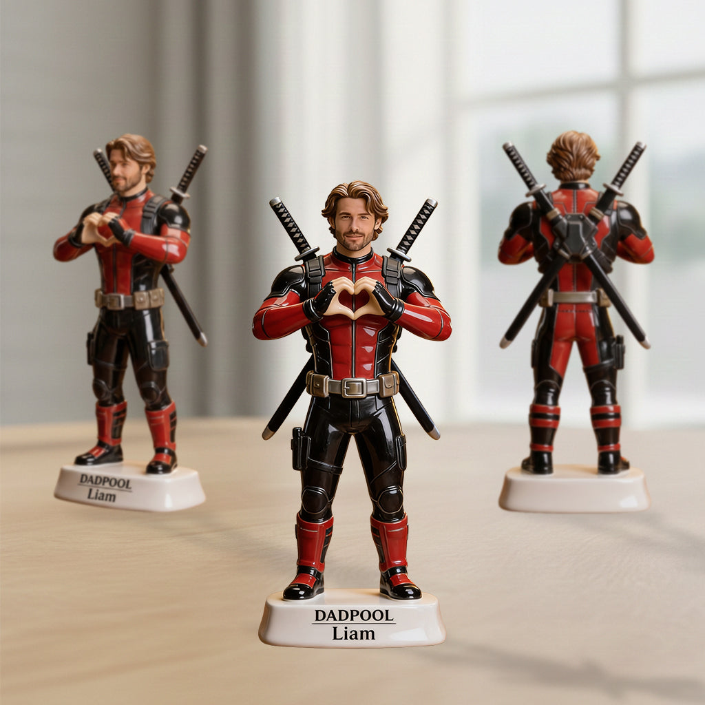Super Dad - Personalized Superhero Premium 3D Figurine