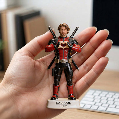 Super Dad - Personalized Superhero Premium 3D Figurine