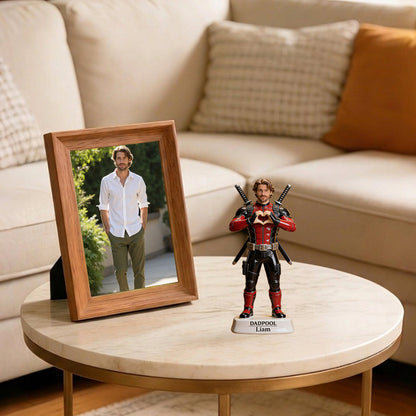 Super Dad - Personalized Superhero Premium 3D Figurine