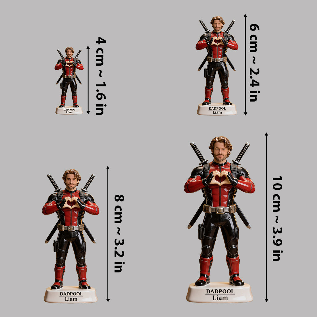 Super Dad - Personalized Superhero Premium 3D Figurine