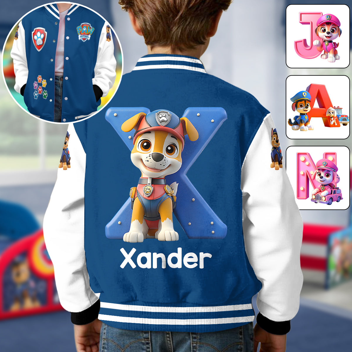 Amazing Gift For Kids - Personalized Kid Varsity Jacket