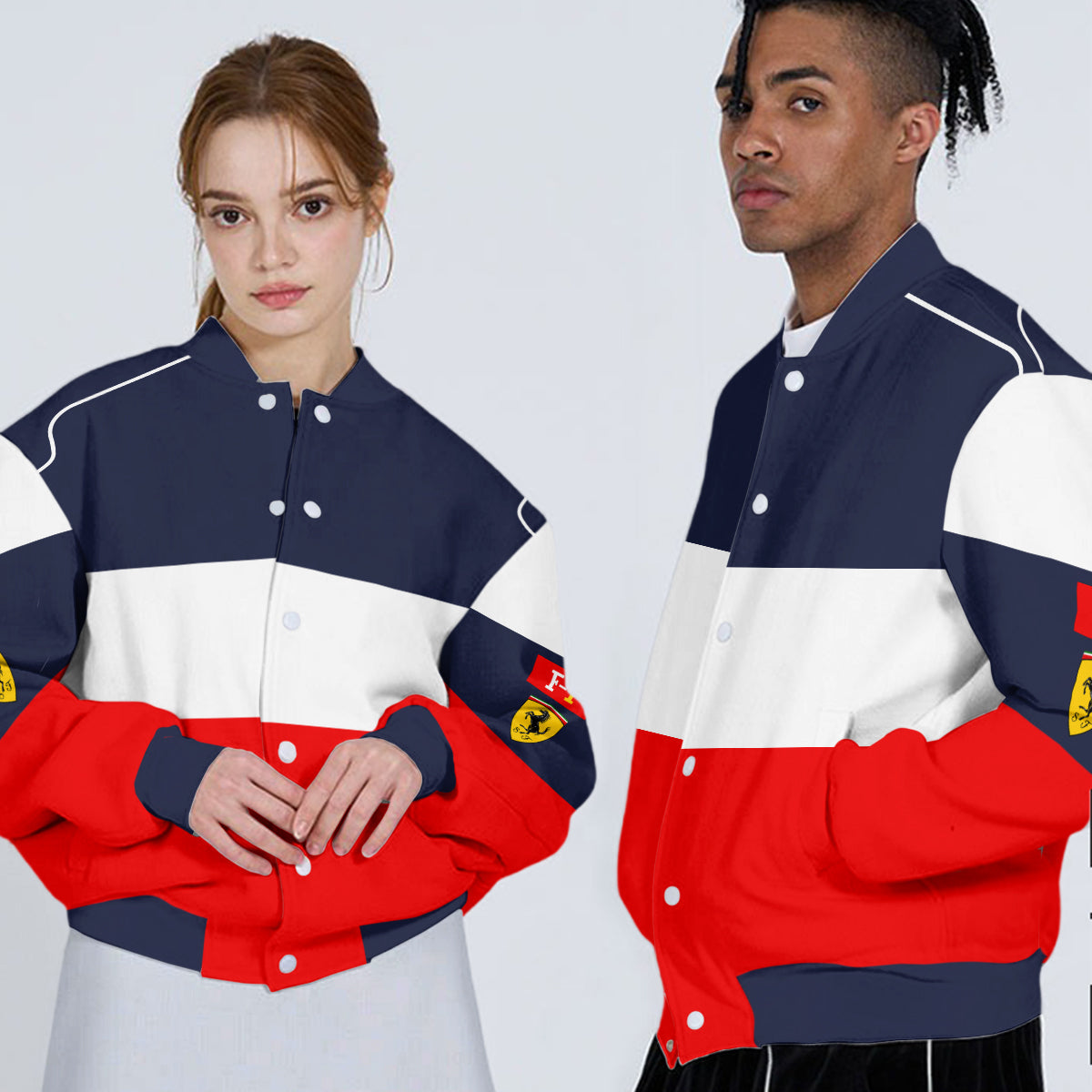 Car Racing - Personalized Racing Varsity Jacket