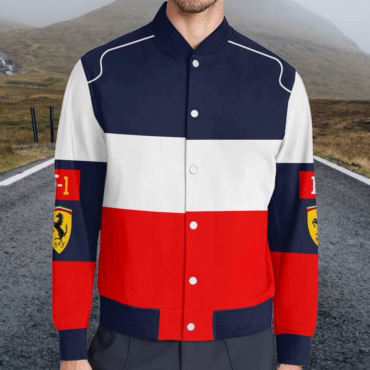 Car Racing - Personalized Racing Varsity Jacket