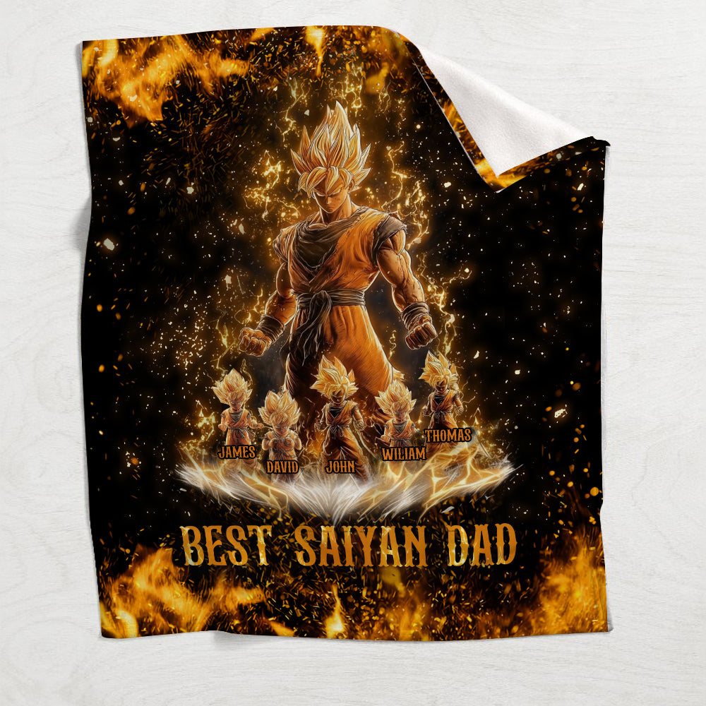 Best Dad Ever - Personalized Seven Balls Blanket