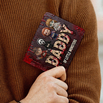 Daddy Of Little Horrors - Personalized Horror Character Leather Wallet