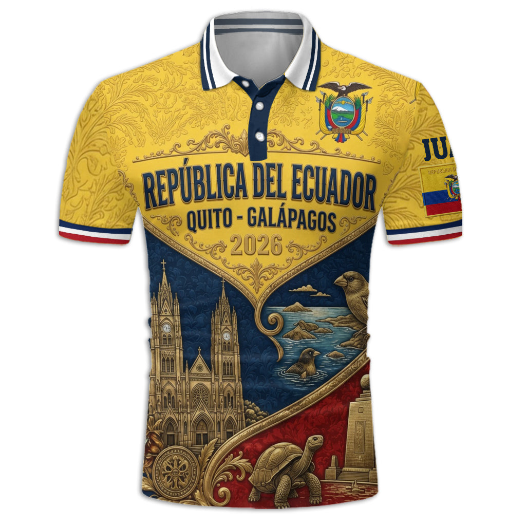 Ecuador The Cup 2026 - Personalized Expats Polo Shirt