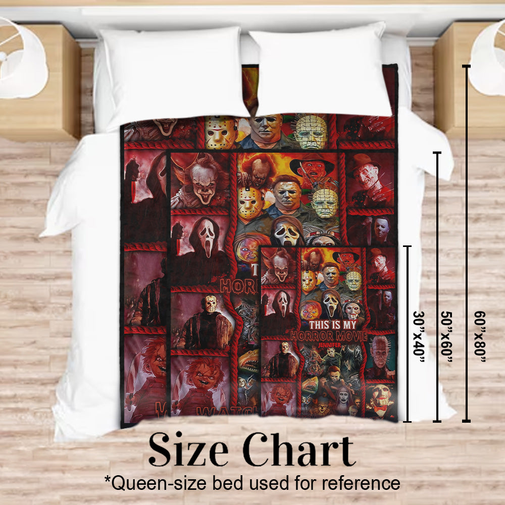 This Is My Blanket - Personalized Horror Character Blanket