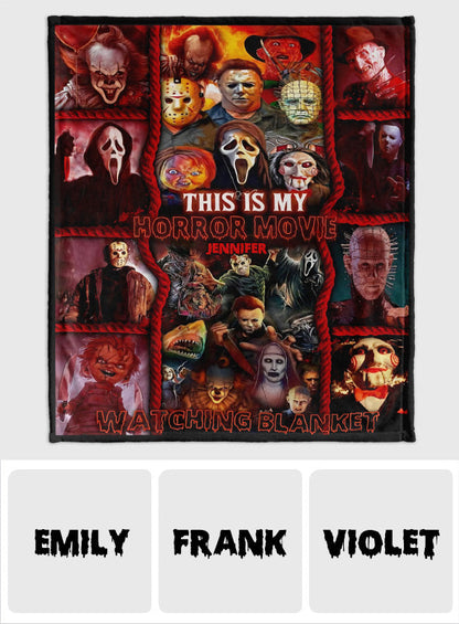 This Is My Blanket - Personalized Horror Character Blanket