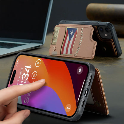 Proud Puerto Rico - Personalized Expats Wallet Phone Case