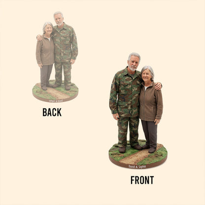 Coulpe Gift - Personalized Couple Custom Shaped Acrylic Plaque
