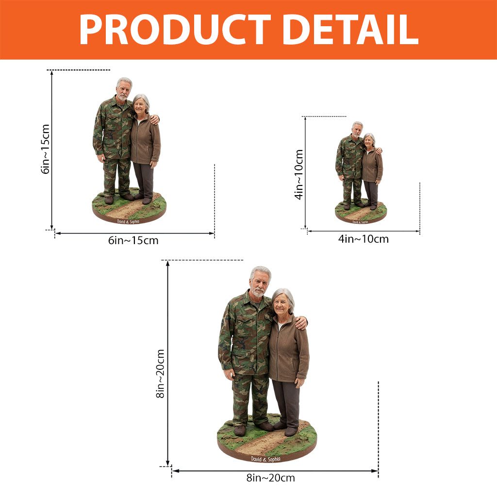 Coulpe Gift - Personalized Couple Custom Shaped Acrylic Plaque