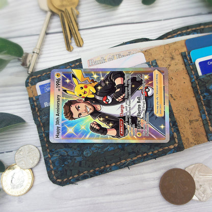Custom Card For Monster Trainers - Personalized Monster Trainer Wallet Insert Card