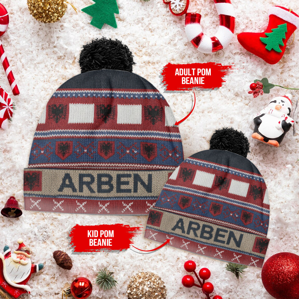 Proud Albanian - Personalized Expats Beanie Hat