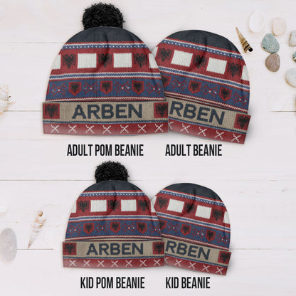 Proud Albanian - Personalized Expats Beanie Hat