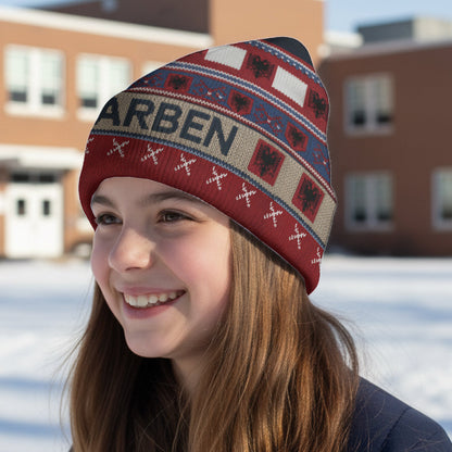 Proud Albanian - Personalized Expats Beanie Hat